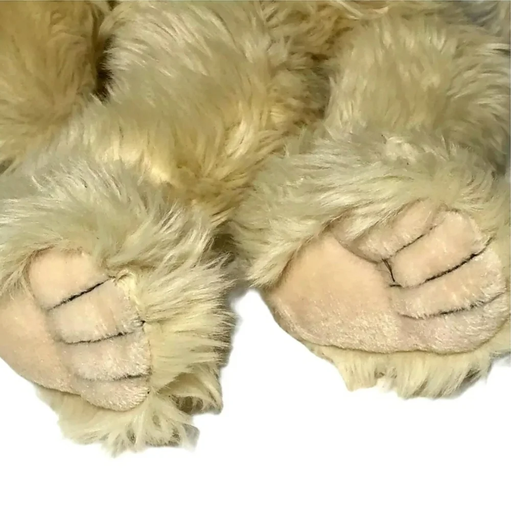 Build-A-Bear Tan Brown Dog Fluffy Puppy Plush Stuffed Animal 16